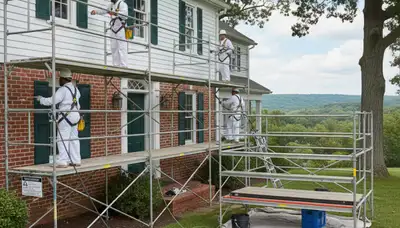 Professional painter in Hartford, CT providing interior and exterior house painting services