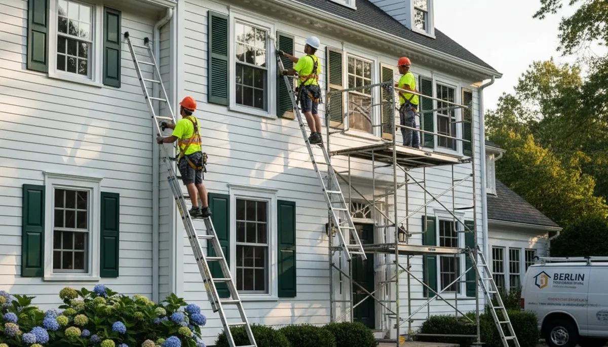 Hartford CT painting contractor team providing professional interior and exterior painting services