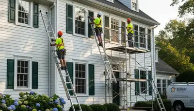 Hartford CT painting contractor team providing professional interior and exterior painting services