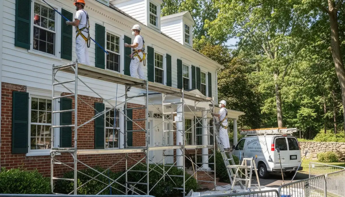 Painting contractor serving Hartford, CT with professional interior and exterior house painting services