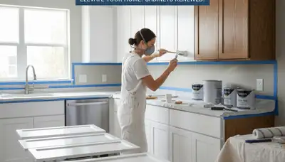Hartford, CT cabinet painting by Hartford Paint Pros for durable, smooth kitchen finishes