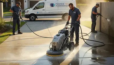 Hartford, CT concrete pressure cleaning for driveways, patios, and walkways by Hartford Paint Pros