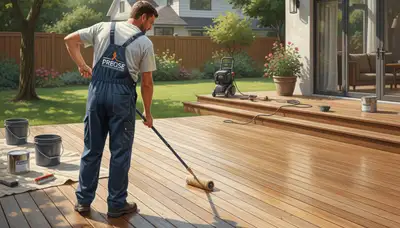 Hartford, CT deck sealing service protecting wood from weather and wear