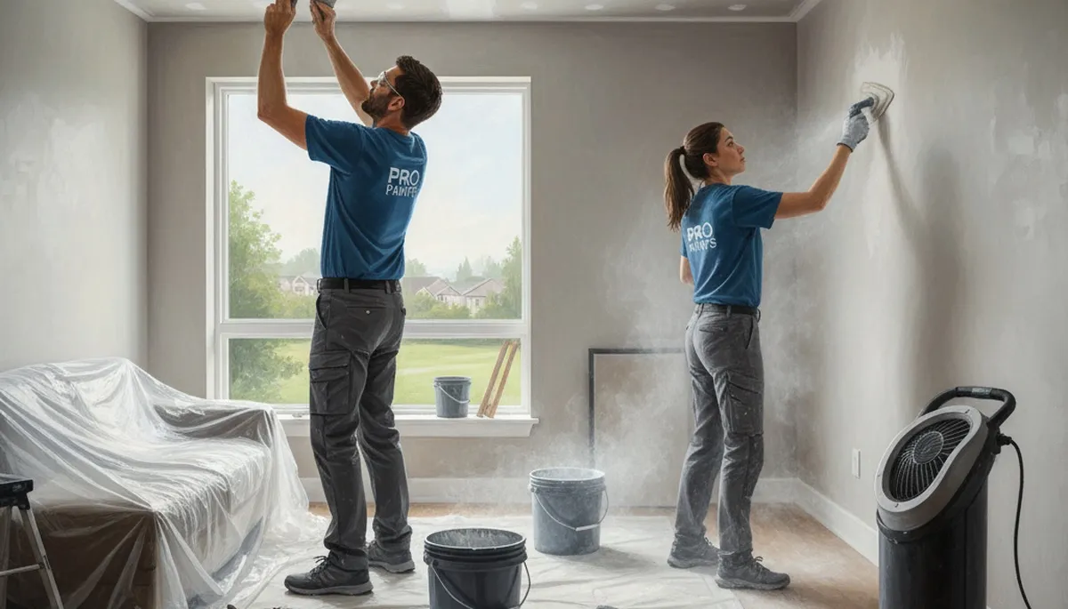 Drywall repair service in Hartford, CT for cracks, holes, and water damage restoration