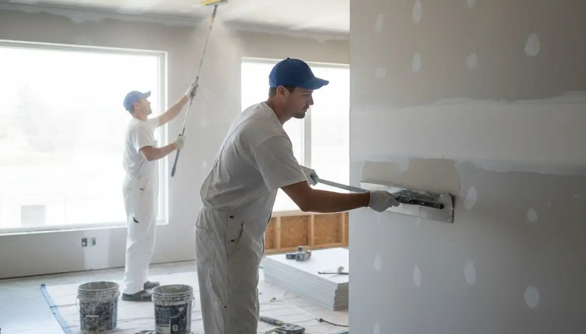 Drywall repair service in Hartford, CT for cracks, holes, and water damage before painting
