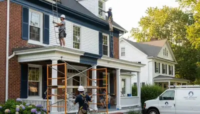Professional painter providing interior and exterior painting services in Hartford, CT