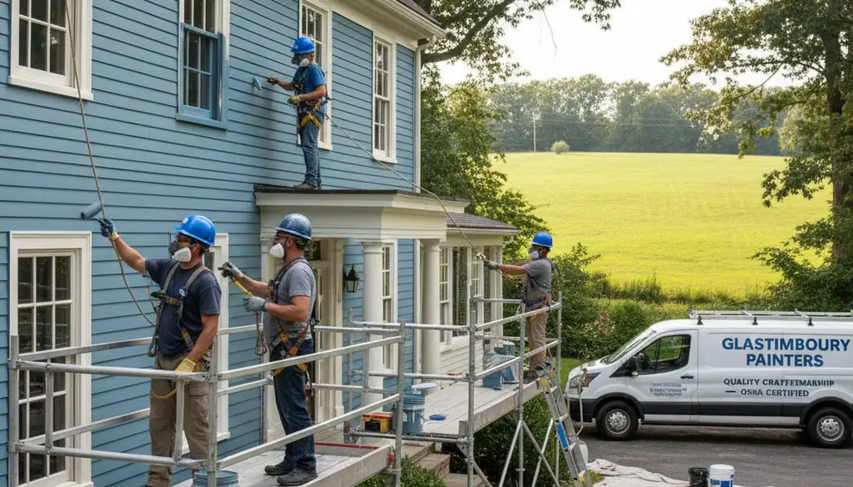 Painting contractor in Hartford, CT providing professional interior and exterior house painting services
