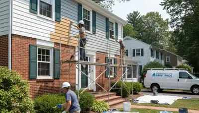 Professional painter serving Hartford, CT, with residential and commercial painting services