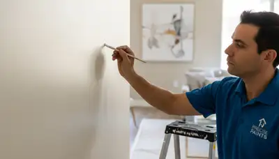 Paint touch-up repair service in Hartford, CT for chips, scuffs, peeling, and faded paint spots