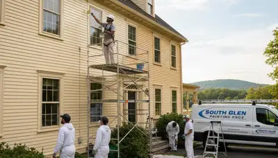 Professional painter servicing Hartford, CT for interior and exterior painting projects