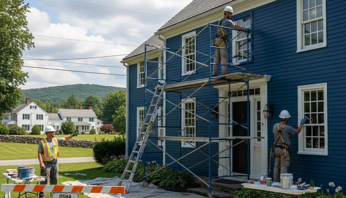 Painting contractor in Hartford, CT providing professional interior and exterior painting services