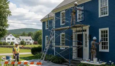 Painting contractor in Hartford, CT providing professional interior and exterior painting services