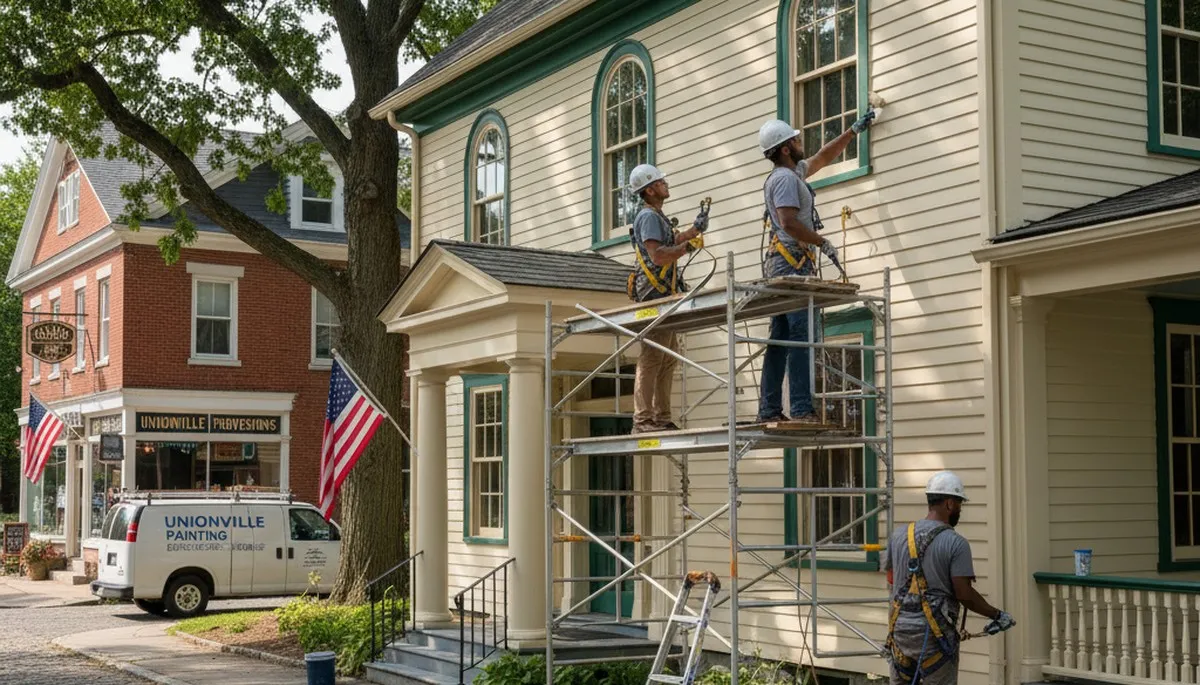 Painting contractor in Hartford, CT providing professional interior and exterior house painting services
