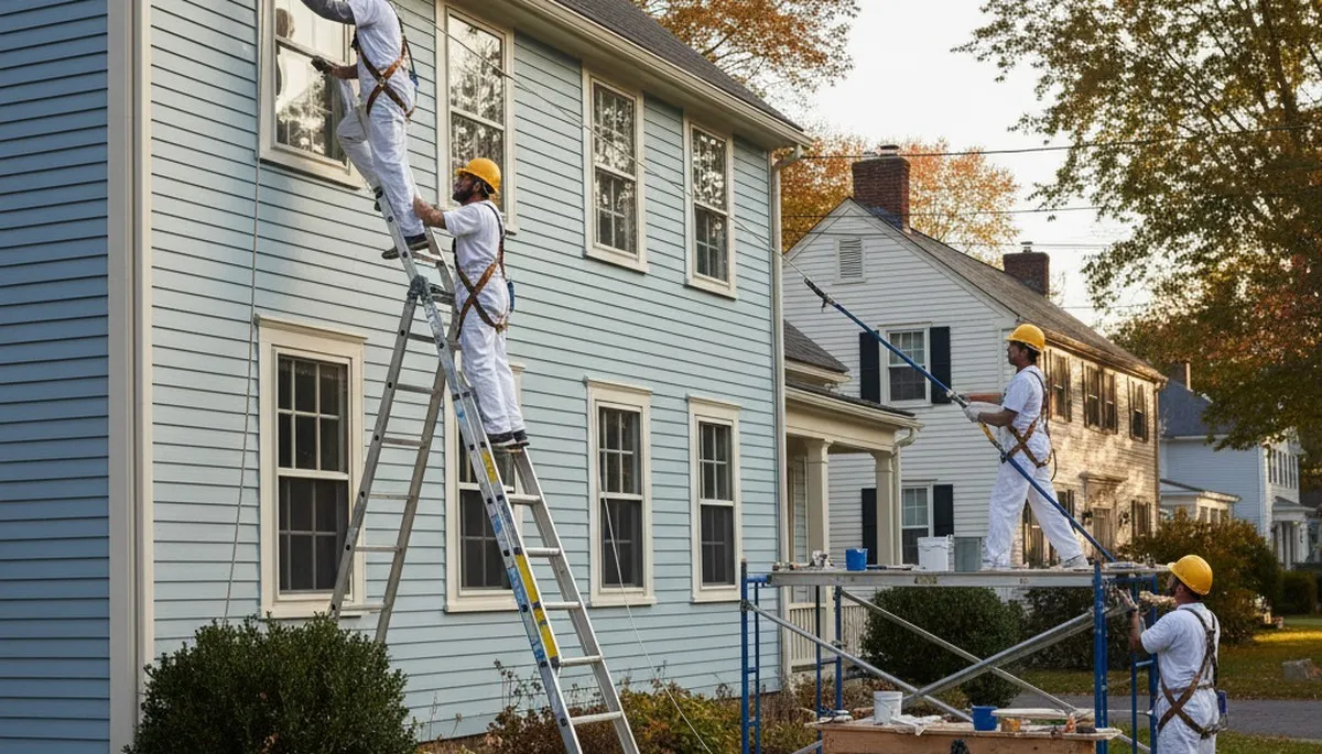 Painting contractor in Hartford, CT providing professional interior and exterior house painting services