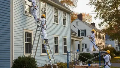 Painting contractor in Hartford, CT providing professional interior and exterior house painting services