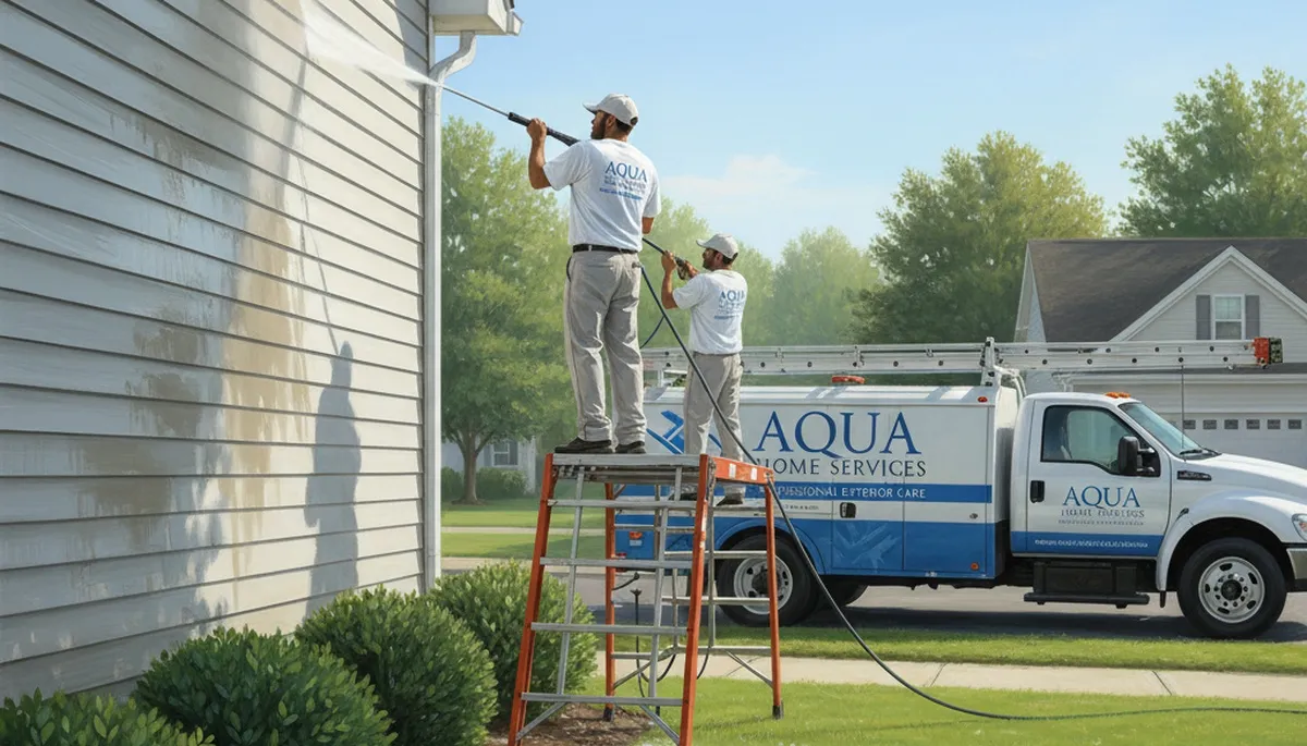 Vinyl siding pressure cleaning service in Hartford, CT for cleaner, mold-free home exteriors