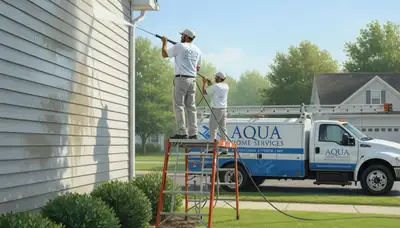 Vinyl siding pressure cleaning service in Hartford, CT for cleaner, mold-free home exteriors