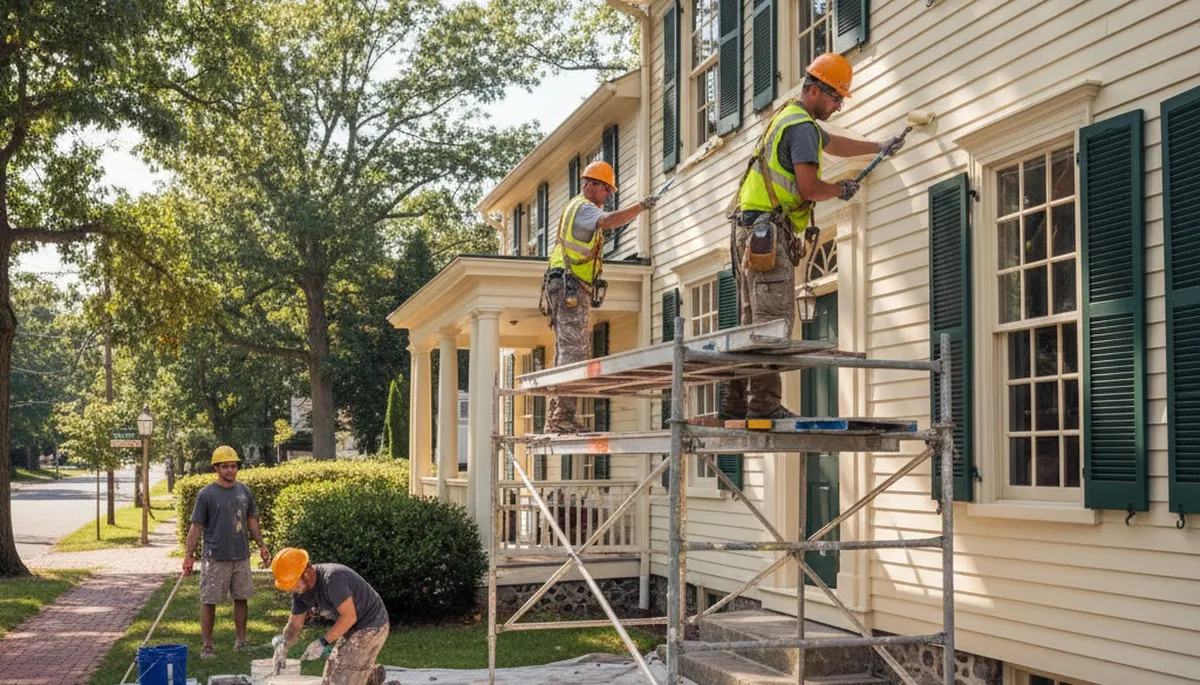 Hartford, CT painting contractor providing professional interior and exterior house painting services
