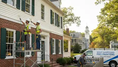 Professional painting crew serving Hartford, CT for residential and commercial interior painting services
