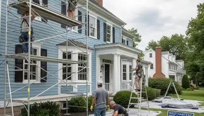 Professional painter serving Hartford, CT for residential and commercial painting services