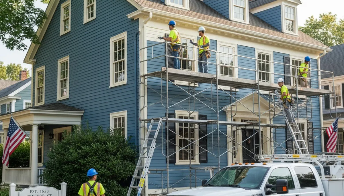 Hartford CT painting company providing professional interior and exterior painting services